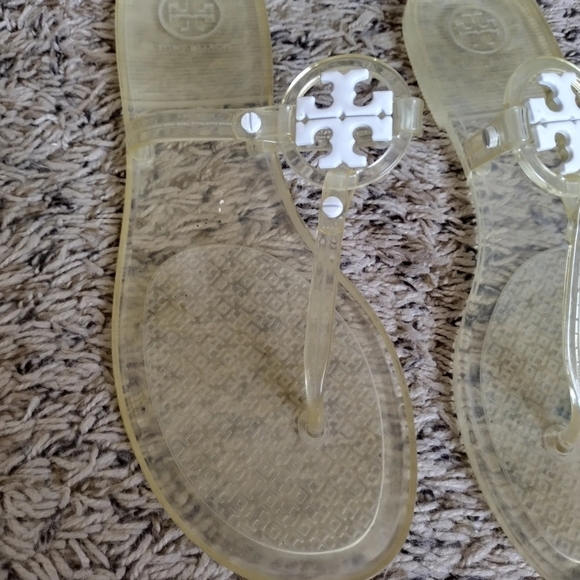 Tory Burch Mini Miller Flat jelly Thong sz 8 - Picture 2 of 6